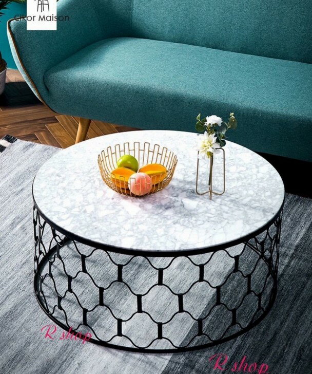 高級人造大理石ローテーブル センターテーブル テーブル 北欧風サイドテーブル コーヒーテーブル 幅90cm