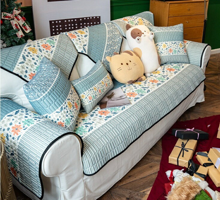 A052277SO122夏用冷感ソファーシート ソファーカバー シーズン通用タイプ サイズオーダー可能 滑りどめ生地 1点セット
