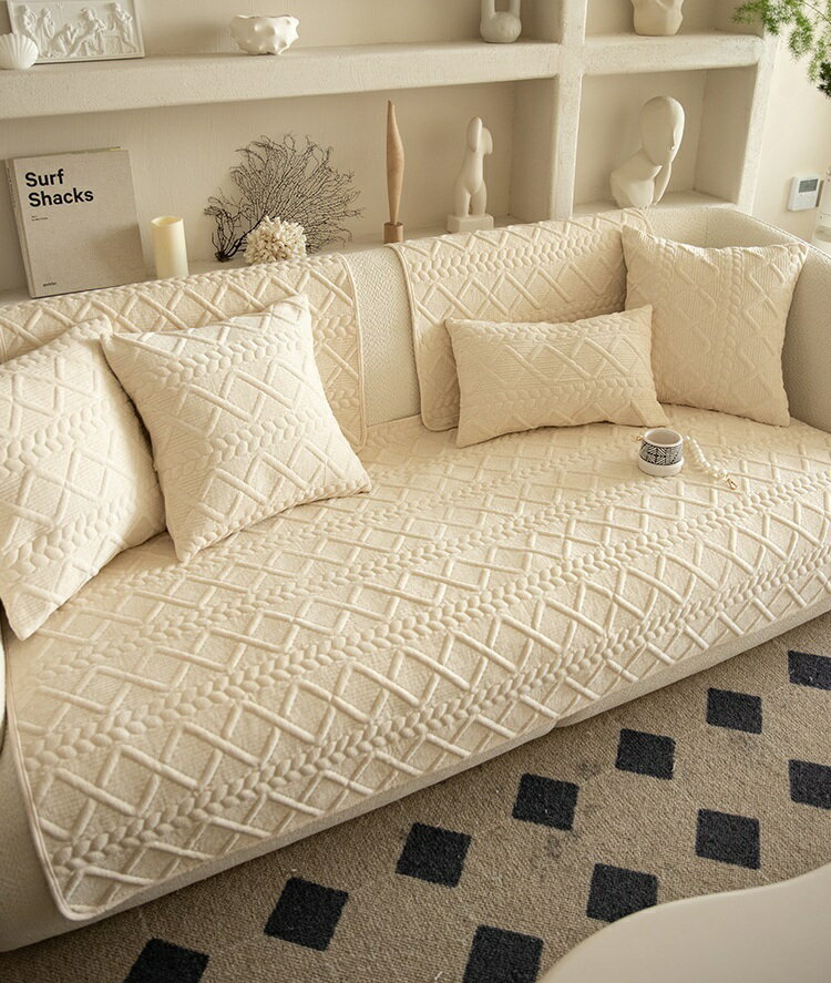 A052294SO130ソファーシート ソファーカバー シーズン通用タイプ サイズオーダー可能 滑りどめ生地 1点セット