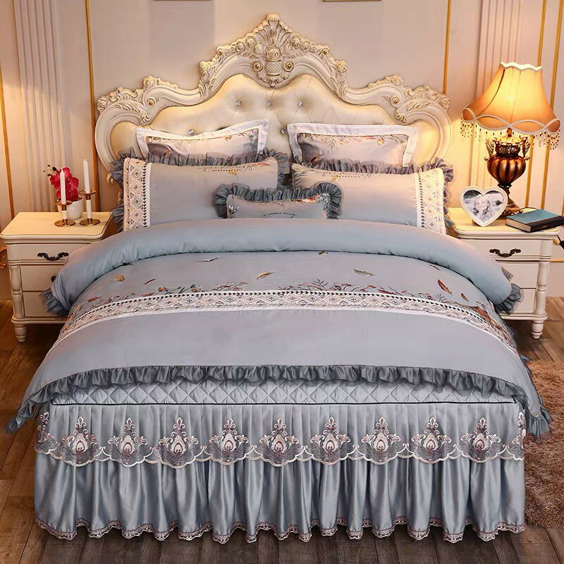 A00294820220729-30　ワイドダブル ベッド用品4点セット ．寝具 枕カバー掛け布団カバー ベッドパッド