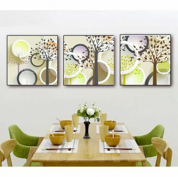 A044433美術アートパネル 絵画インテリア 壁飾り 絵画プリント 壁画 キャンバス キャンバスプリントポスター3枚 額縁なし 50x50 別サイズあり