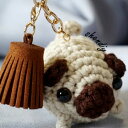 パグ チャーム　ハンドメイド パグ雑貨　pug