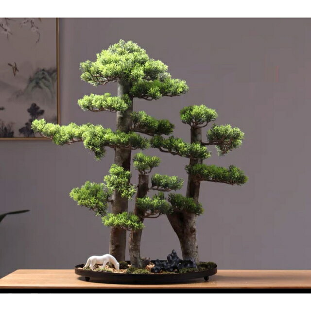 商品説明 葉の材質：エコプラスチック+セラミック幹の材質：自然木（特殊加工）鉢の材質：陶器製外寸サイズ:幅50&nbsp;x&nbsp;奥行き33&nbsp;x&nbsp;高さ55(cm)※天然素材を使用し、ハンドメイドで作成した商品になりますので、そのため製作時期によって若干画像と異なる場合がありますのでご了承ください☆☆★★★★★★★★★★★★★☆☆&nbsp;◆お客様のご覧になっているモニター等により多少色が異なる場合がございます。あらかじめご了承ください。&nbsp;◆複数ご注文の場合やお急ぎの場合は必ず事前に納期のお質問をお願いいたします。&nbsp;◆サイズの誤差は多少発生します。ご了承下さい。&nbsp;◆当店は販売のみとなっておりますので、商品の使用方法等についてのお問い合わせにはお答え出来ません。&nbsp;☆☆★★★★★★★★★★★★★☆☆&nbsp;注意事項1丶ご利用のPC環境により、実際の商品と色が異なる場合がございます。予めご了承ください。2丶新品未使用品ですが、外箱に初期からのスレ、剥げ歪みなどあります。3、海外品ですので、気にされる方はご遠慮下さい。4丶ご注文完了後、お客様都合による交換キャンセル及び不良品以外のご返品ご交換はお受け致しておりません。5丶梱包材のみの損傷や、お客様のイメージ違いによる性能、色、形、サイズの違い、ご注文間違い等による返品もお受けできません。配送なので軽微な傷などがつく場合がありますので、&nbsp;神経質な方のご購入はご遠慮ください。7丶品質に極端なこだわりをお持ちの方、極端に神経質な方はご購入ご遠慮ください，返品は対応していません8丶あくまで画像はイメージですので、商品改良の為パッケージや一部仕様が少し変更になる場合もございます。上記理由の返品交換は承ることが出来ませんので予めご了承くださいませ。&nbsp;