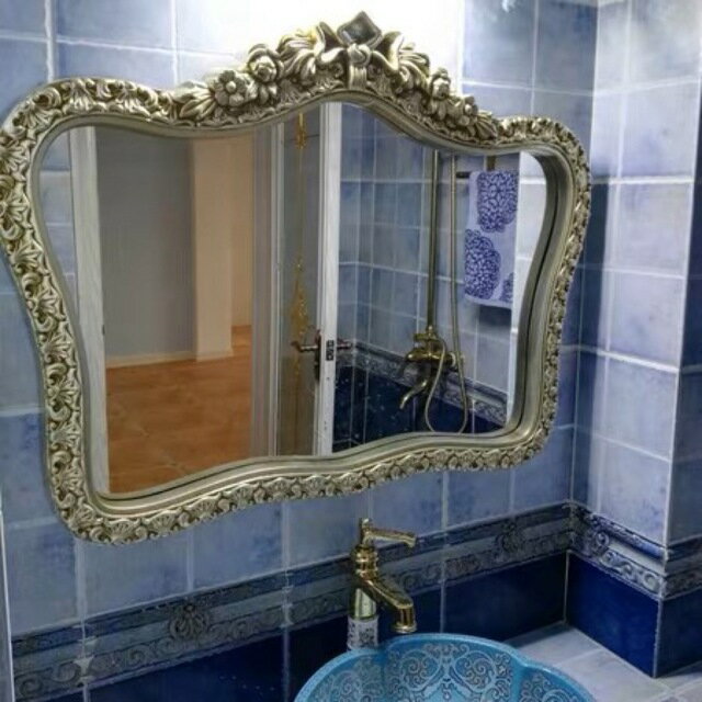 A018686高級豪華鏡 アンティーク調 壁掛け鏡 壁掛け 壁掛けミラー ウォールミラー [3]