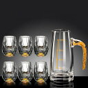A018740グラス 冷酒器 冷酒グラス グラスセット ショットグラス 金箔入れ高級グラス
