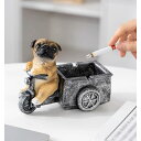 A020861犬型 灰皿 イヌ 卓上収納 小物入れ パグ雑貨 キーケース 置物 PUG