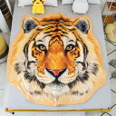 A021010虎トラ雑貨 可愛い 毛布 ブランケット ひざ掛け かけ布団110x150 cm(3)