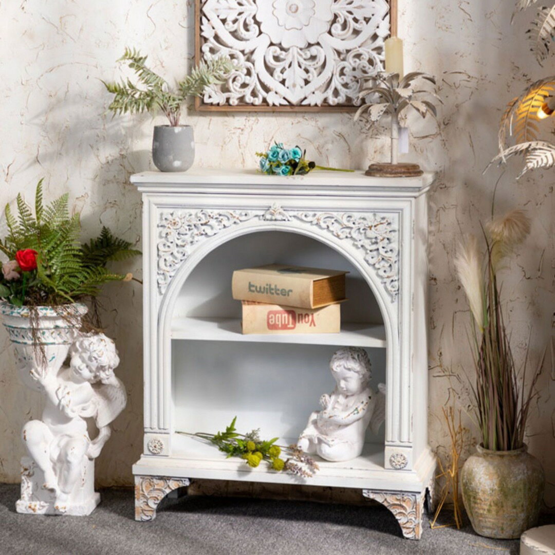 A021160高級サイドテーブル コンソールテーブル 玄関テーブル花台 電話台 アンティーク調