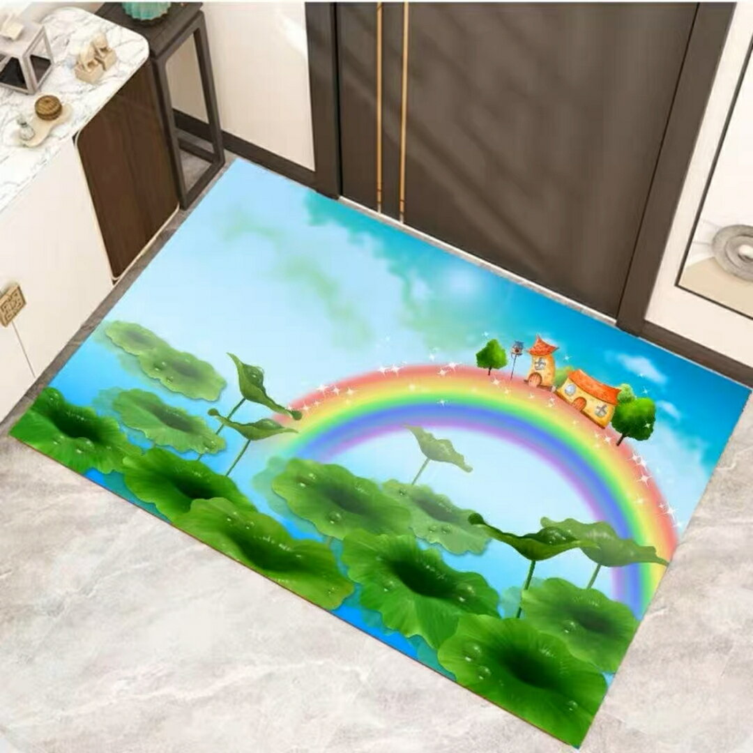 A021192ラグマット リビングマット．玄関マットカーペット お風呂マット