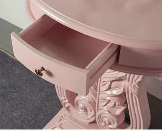 A014192高級サイドテーブル コンソールテーブル. 玄関テーブル 花台 電話台 アンティーク調デザイン 高さ60cm [2]