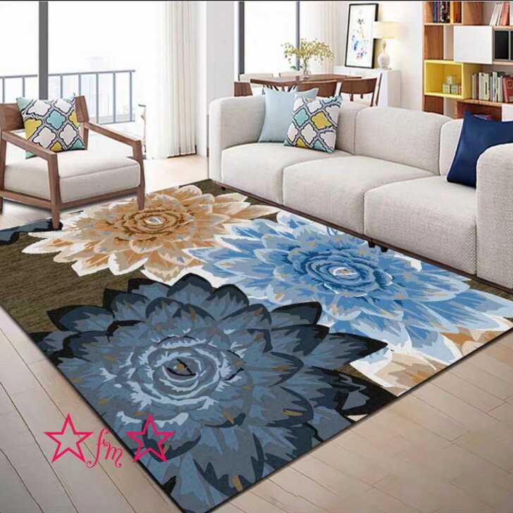 Patterned - A047419ラグカーペット ラグマット160x230cm ホットカーペット対応 玄関マットサイズオーダー可能