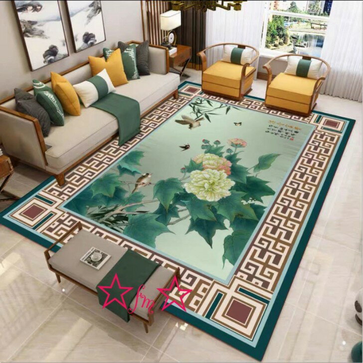 サイズ：160x230（cm)厚さ：0.6cm素材表地：ポリエステル100％裏面：不織布(PVC点滑り止め)サイズオーダー可能です備考　開封後は新品の為においのする場合がございます。こちらのにおいは、時間の経過により消えていきますのでご安心...