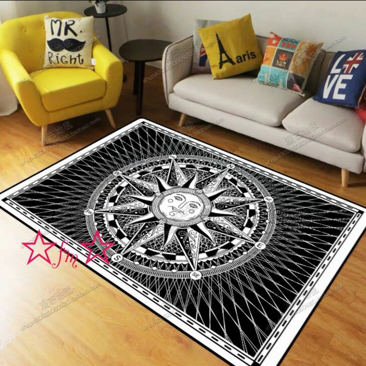 樂天商城 - A043401ラグカーペット ラグマット 160x240cm ホットカーペット対応 ．玄関マット　サイズオーダー可能