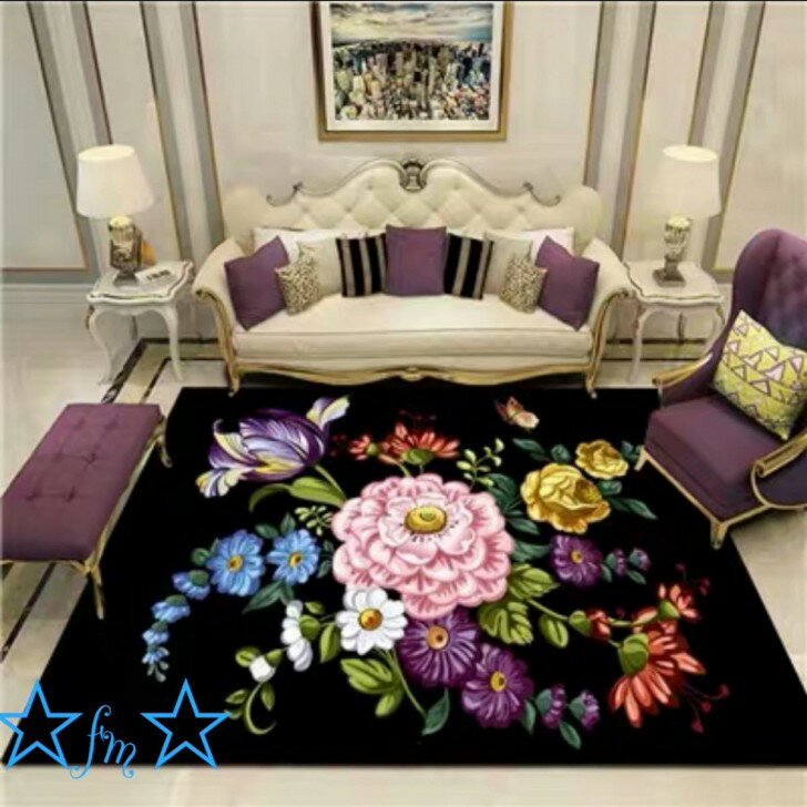 Antifouling Carpets - A043368ラグカーペット ラグマット 160x230cm ホットカーペット対応 玄関マット ．サイズオーダー可能