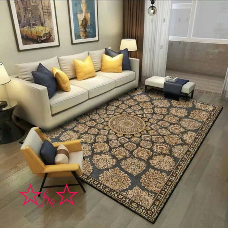 Patterned - A026202ラグカーペット ラグマット160x230cm ホットカーペット対応 玄関マット ．サイズオーダー可能