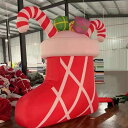 A031316クリスマス飾り 靴下 デコレーション 膨らます イベント 庭 屋外装飾