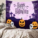 A036895ハロウィン タペストリー 壁掛け ポスター フォト 背景布 Halloween