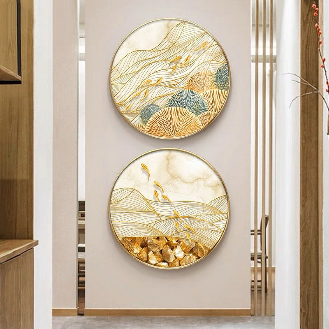 A037103おしゃれ壁絵 壁掛け 廊下壁画 玄関装飾画 開運画インテリア 部屋飾り 飾り絵 [2]
