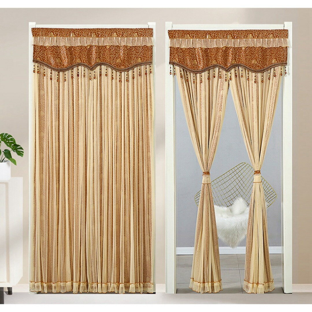 商品説明 素材&nbsp;：ポリエステルサイズ&nbsp;：約85x200cm※突っ張り棒はを付きます☆☆★★★★★★★★★★★★★☆☆◆お客様のご覧になっているモニター等により多少色が異なる場合がございます。あらかじめご了承ください。◆複...