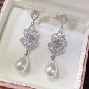 A031455ダイヤピアス アクセサリー ジュエリー 華やかラインストーン キラキラ高級感