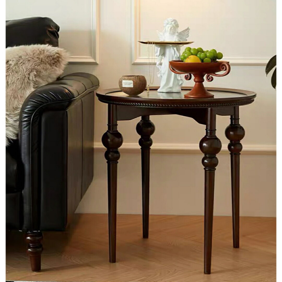 A031552高級サイドテーブル コンソールテーブル 玄関テーブル 花台 電話台アンティーク調