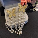A031572ダイヤピアス アクセサリー ジュエリー 華やかラインストーン キラキラ高級感