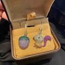 A031578ダイヤピアス アクセサリー ジュエリー 華やかラインストーン キラキラ高級感