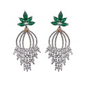 A031584ダイヤピアス アクセサリー ジュエリー 華やかラインストーン キラキラ高級感