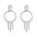 A031585ダイヤピアス アクセサリー ジュエリー 華やかラインストーン キラキラ高級感