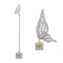 A031590ダイヤピアス アクセサリー ジュエリー 華やかラインストーン キラキラ高級感