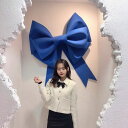 A031685ビッグリボン 大型リボン 立体型リボン 納車式 クリスマス飾り 結婚式 装飾