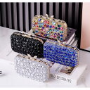 A031911豪華パーティーバッグ キラキラ ストーンBAG -クラッチバッグ レディース