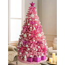 A032322ピンククリスマスツリー 180cm おしゃれ セット クリスマスイルミネーション