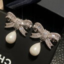 A032353ダイヤピアス アクセサリー ジュエリー 華やかラインストーン キラキラ高級感