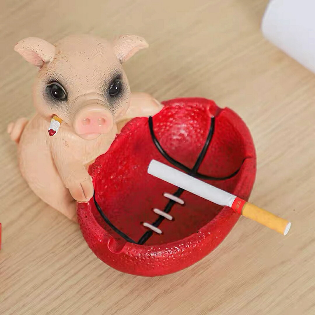 A037809オブジェ おもしろ豚型 はいざら 置物灰皿 おしゃれ 卓上 灰皿 小物入れ