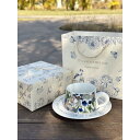 A038020ティー・コーヒーカップセット カップ&ソーサー1客セット .陶器ティーセット