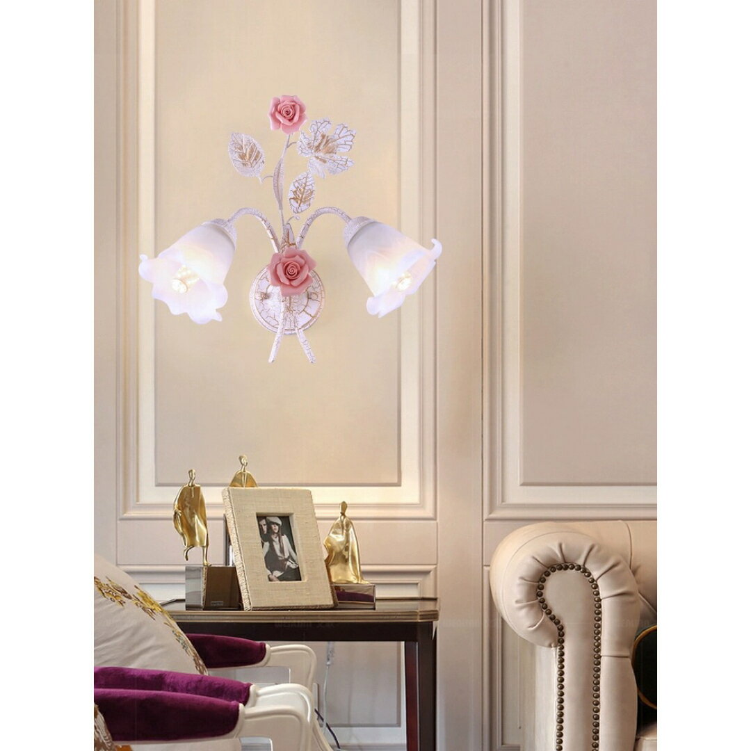 壁掛け照明 バラ　壁掛け灯 インテリア照明 壁掛け灯 高級照明