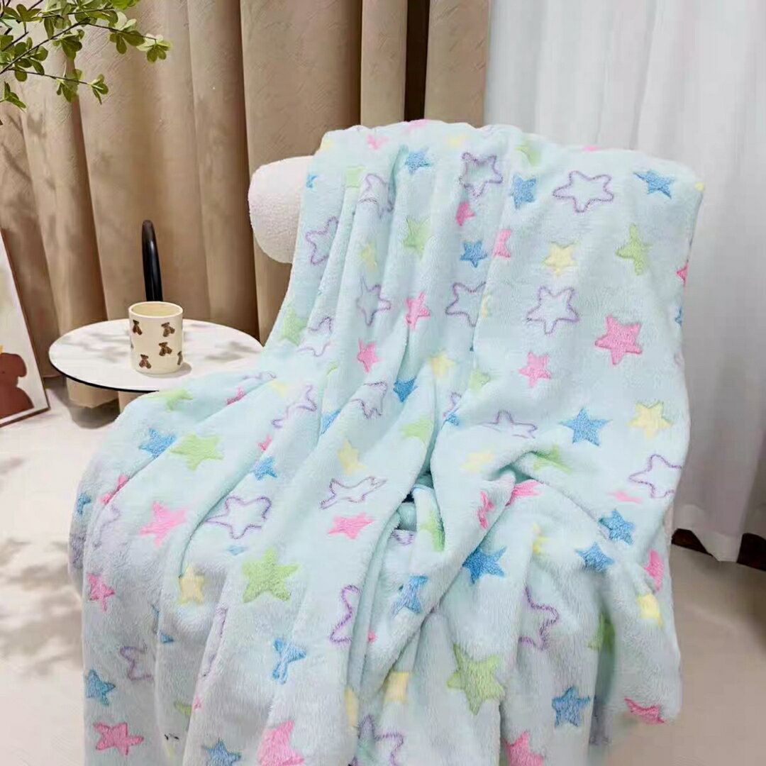 Floor Lamps - A038339冬 可愛い 毛布ブランケット寒さ対策グッズ　ひざ掛け かけ布団 暖かい 星