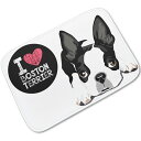 A038622ブルドッグ犬 ラグマット リビングマット 玄関マット お風呂マット 犬柄雑貨
