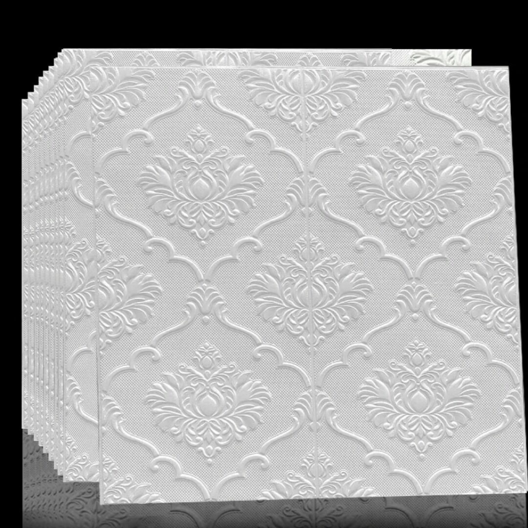 商品説明 ◆状態：新品◆材質：XPEエコ&nbsp;フォーム◆50枚&nbsp;70x70（cm)◆裏面に粘着性があり、はがすと、壁に貼ることができる3D壁紙◆防水&nbsp;汚い防止&nbsp;カビ防止◆貼り付け方は簡単。各場所に適用！◆...