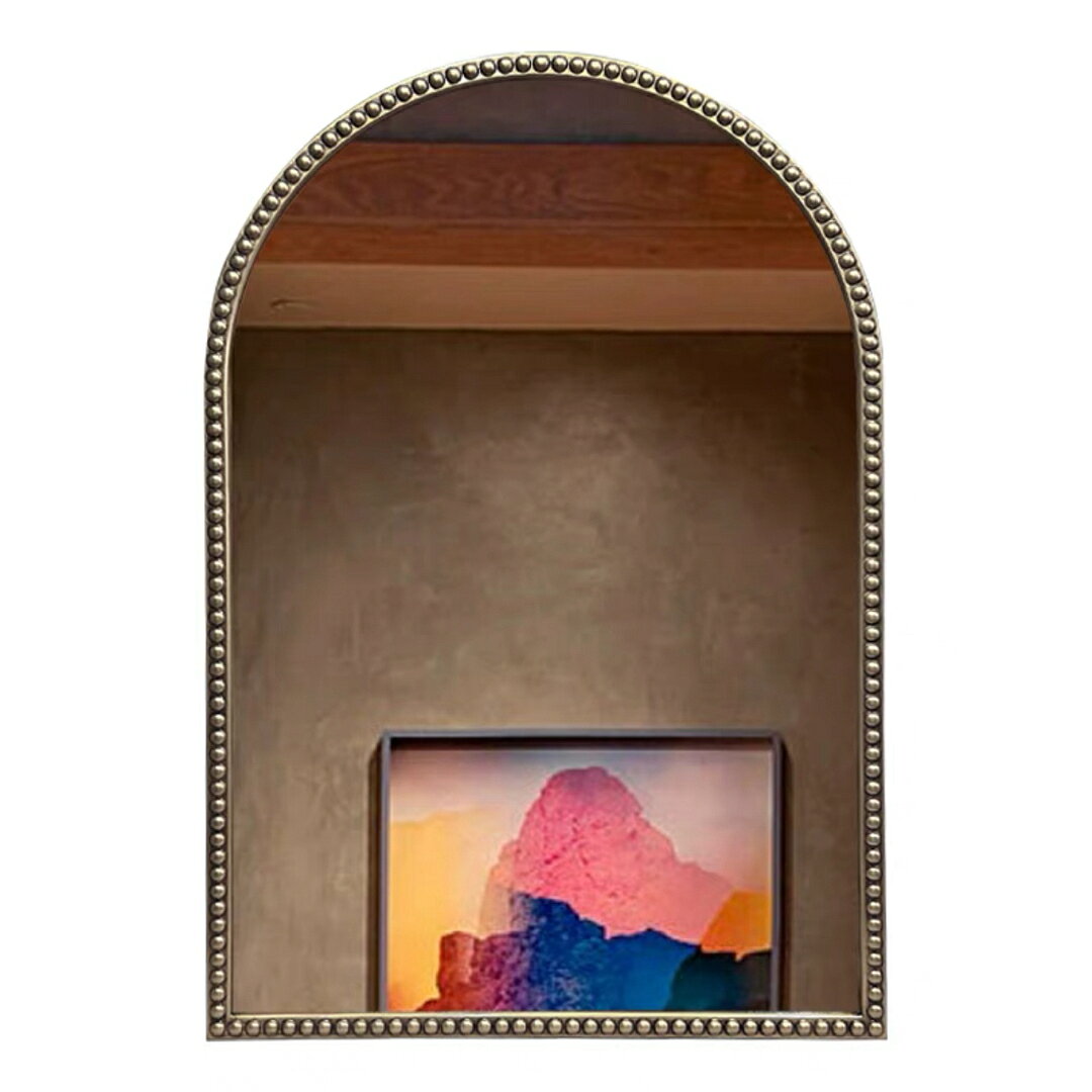 A038920高級感 豪華鏡 アンティーク調 壁掛け鏡 壁掛け ．壁掛けミラー ウォールミラー