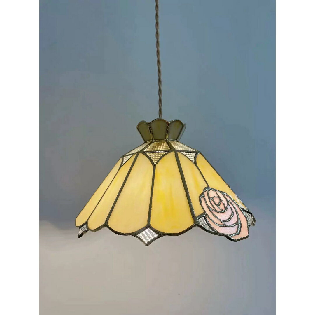 Floor Lamps - A039012ステンドグラス．ペンダントライト豪華天井照明ステンドグラスランプ ガラス工芸品