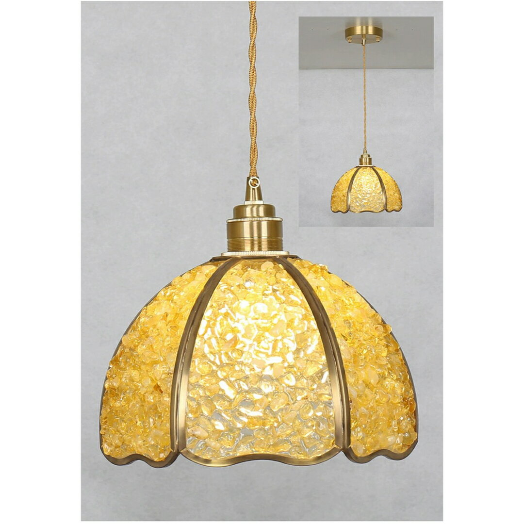 商品説明 ・口金：E26・使用電球：40Wまで・サイズ：(約）幅20&nbsp;×高さ14(cm&nbsp;）チェーン：120cm※電球は付属しておりません。取付方法：電源直結タイプです、裏側に電線の結線がございます。照明器具は天井でネジを...