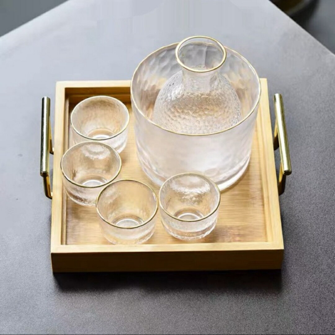 A033842高級酒器 酒器7点セット 徳利 焼酎 とっくり 酒燗器 保温器 温燗