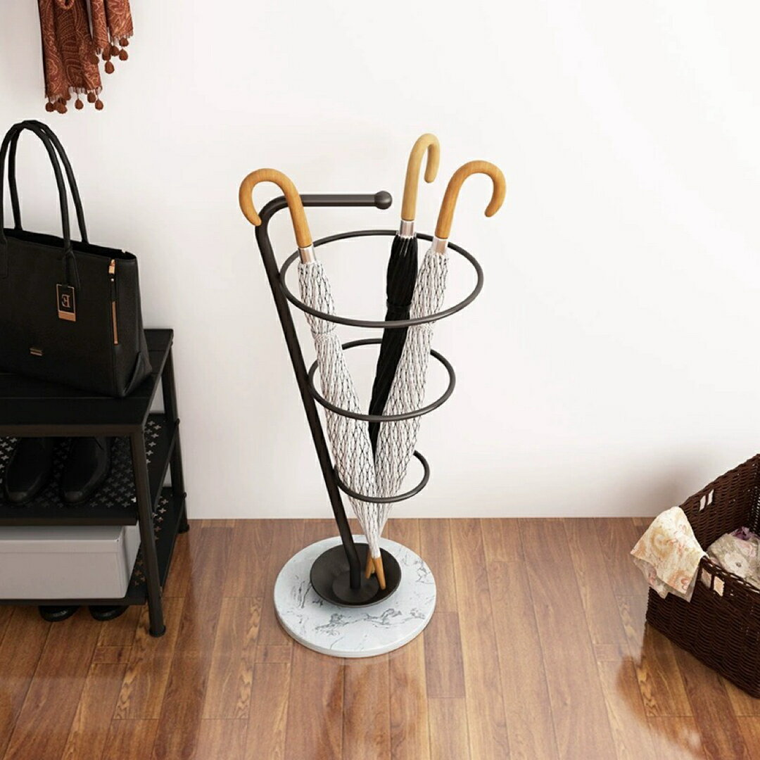 A033863大理石アンブレラスタンド 傘立コンパクト　傘収納 玄関収納 傘置き 傘スタンド