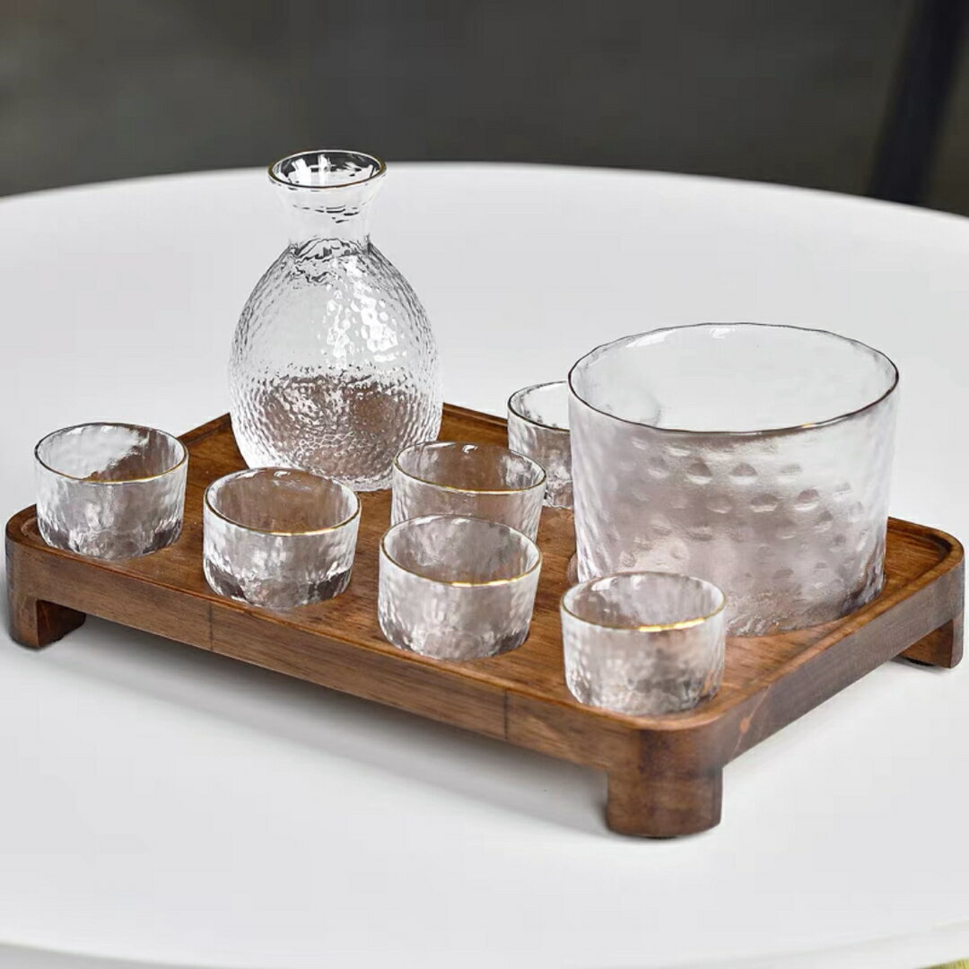 A033898高級酒器 おしゃれ酒器9点セット 徳利 焼酎 とっくり 酒燗器 保温器 温燗