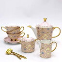 A032101高級感ティー・コーヒーカップセット カップ&ソーサー 6客セット 陶磁器