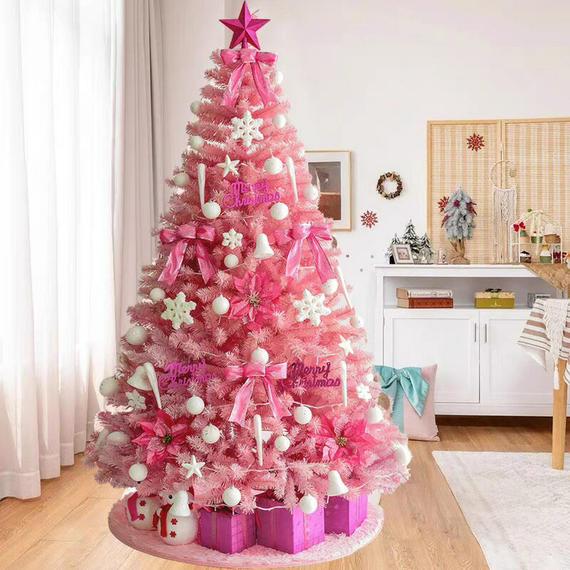 A032322ピンククリスマスツリー 180cm おしゃれ セット クリスマスイルミネーション