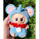 A034431新品2点セット ゾウ仮装labubuラブブぬいぐるみ服17cm着せ替え着ぐるみ