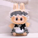 A034551新品2点セット ワンピースlabubuラブブぬいぐるみ服17cm着せ替え着ぐるみ